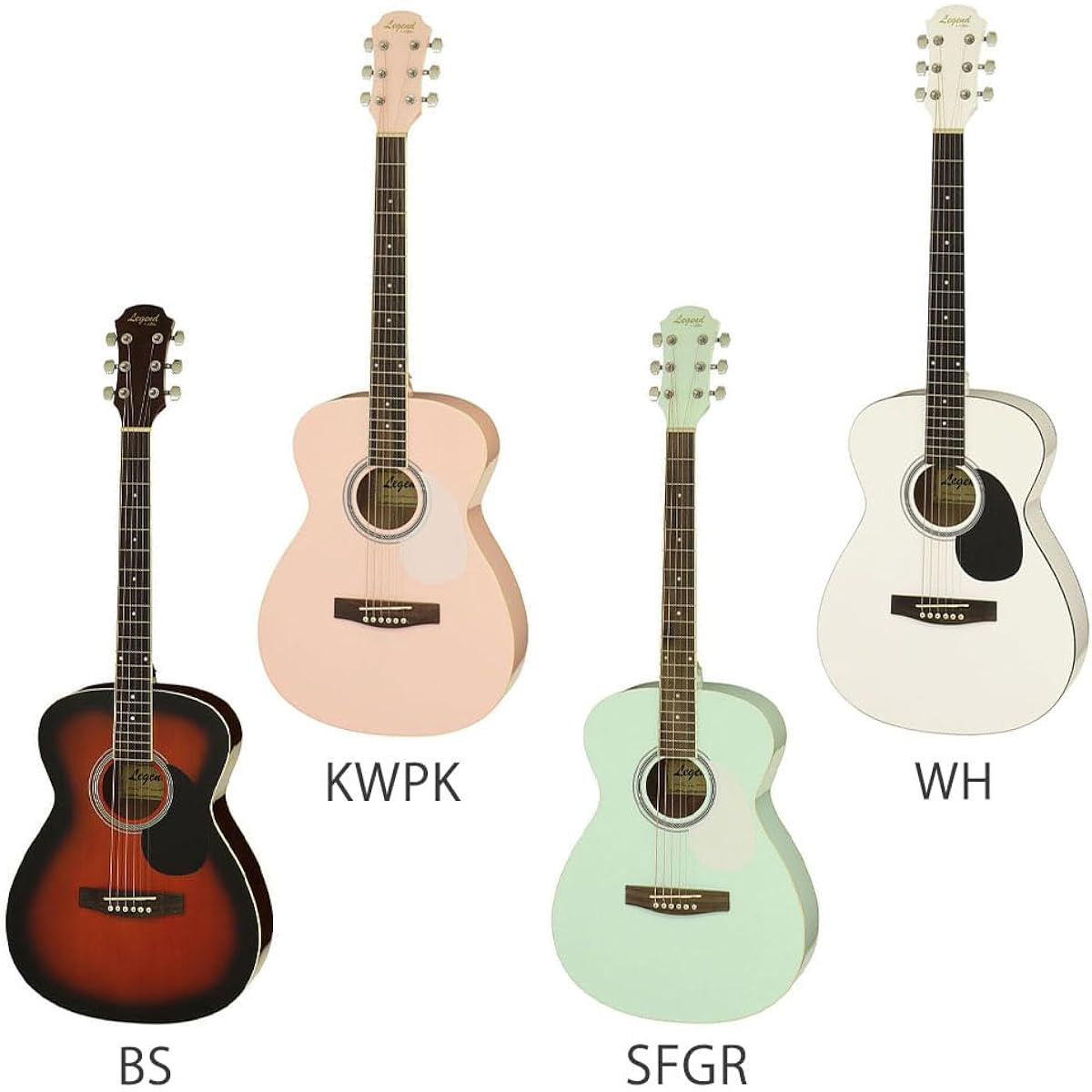 LEGEND FG-15 Acoustic Guitar Beginner 12-piece Set BLS FG15 000 Size Folk Size Legend