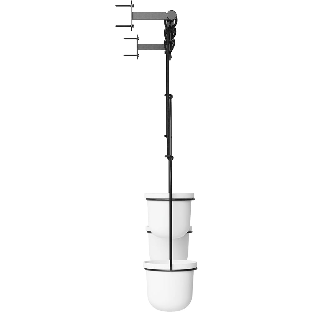 umbra Vase White W37.5~63.2 x D14.6 x H106.7cm TRIFLORA Hanging Planter 21011748660