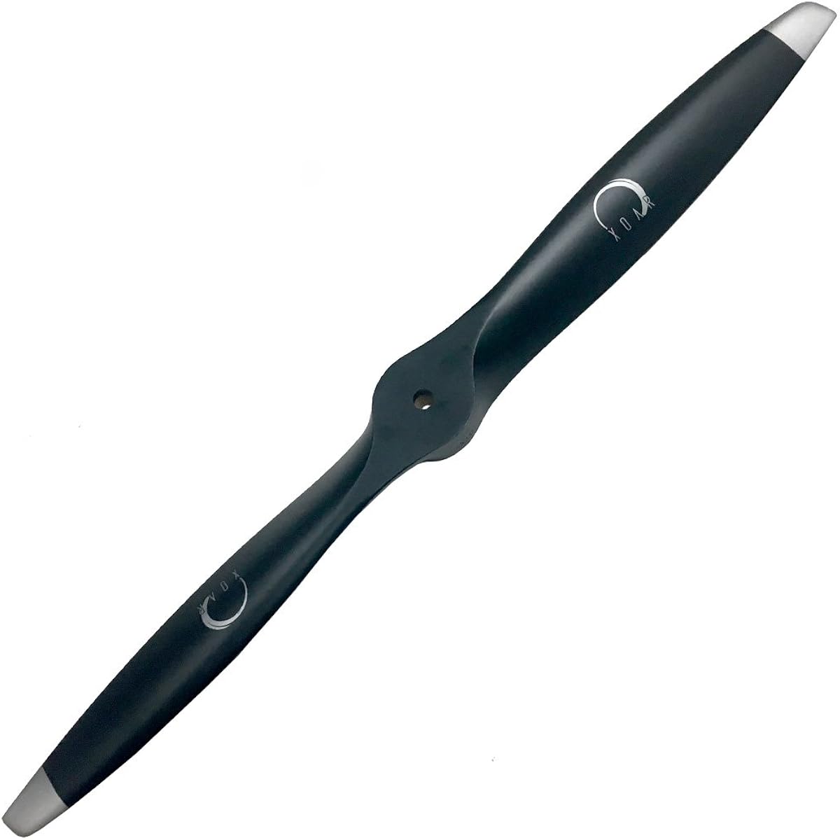 XOAR PJM Matte Black 20x10 The Sword RC Model Airplane Propeller. 20 Inch 2 Blade Painted Wood Prop for Gas Engines