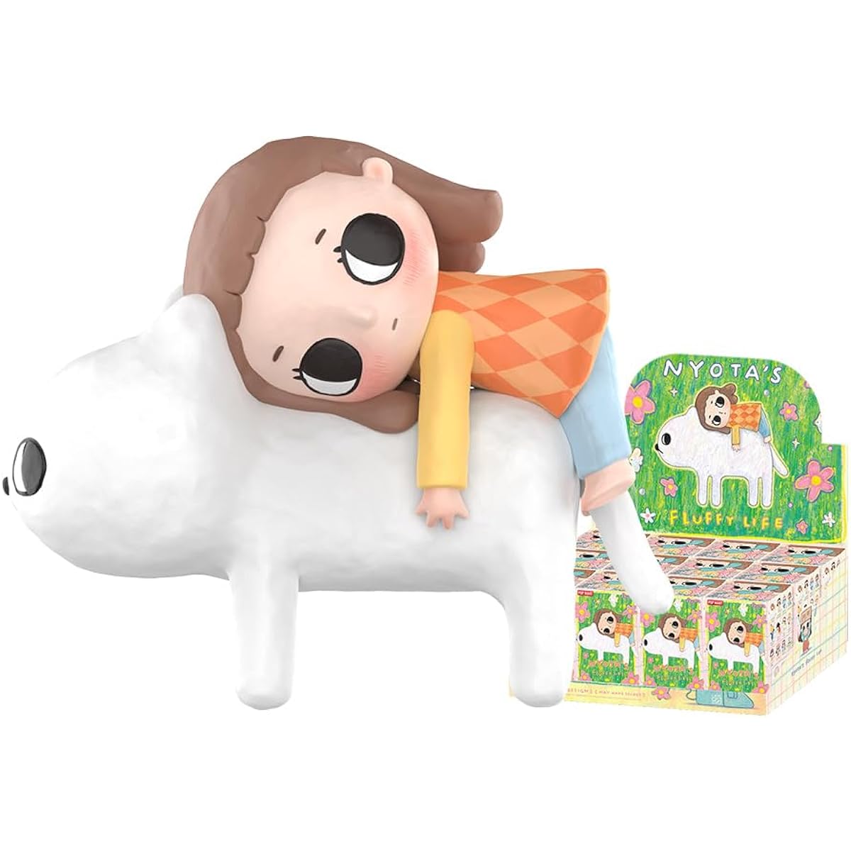 POP MART Nyota's Fluffy Life Series [Assorted Box 12 Pieces] Pop Mart Gachapon Blind Box Figure Plastic Model Premium Toy PVC Soft Vinyl Original Character Birthday Gift