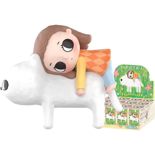 POP MART Nyota's Fluffy Life Series [Assorted Box 12 Pieces] Pop Mart Gachapon Blind Box Figure Plastic Model Premium Toy PVC Soft Vinyl Original Character Birthday Gift