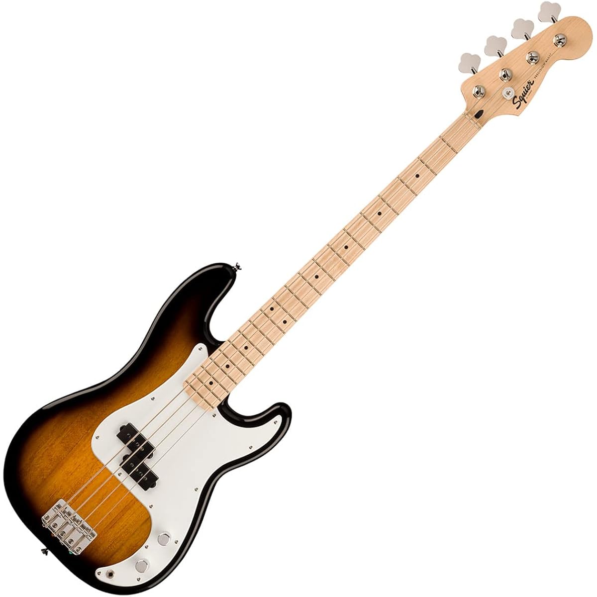 Squier by Fender SONIC PRECISION BASS 2-Color Sunburst 12-piece bass beginner set [Shimamura Music's best-selling bass amp included] Precision bass, maple fretboard, Squier