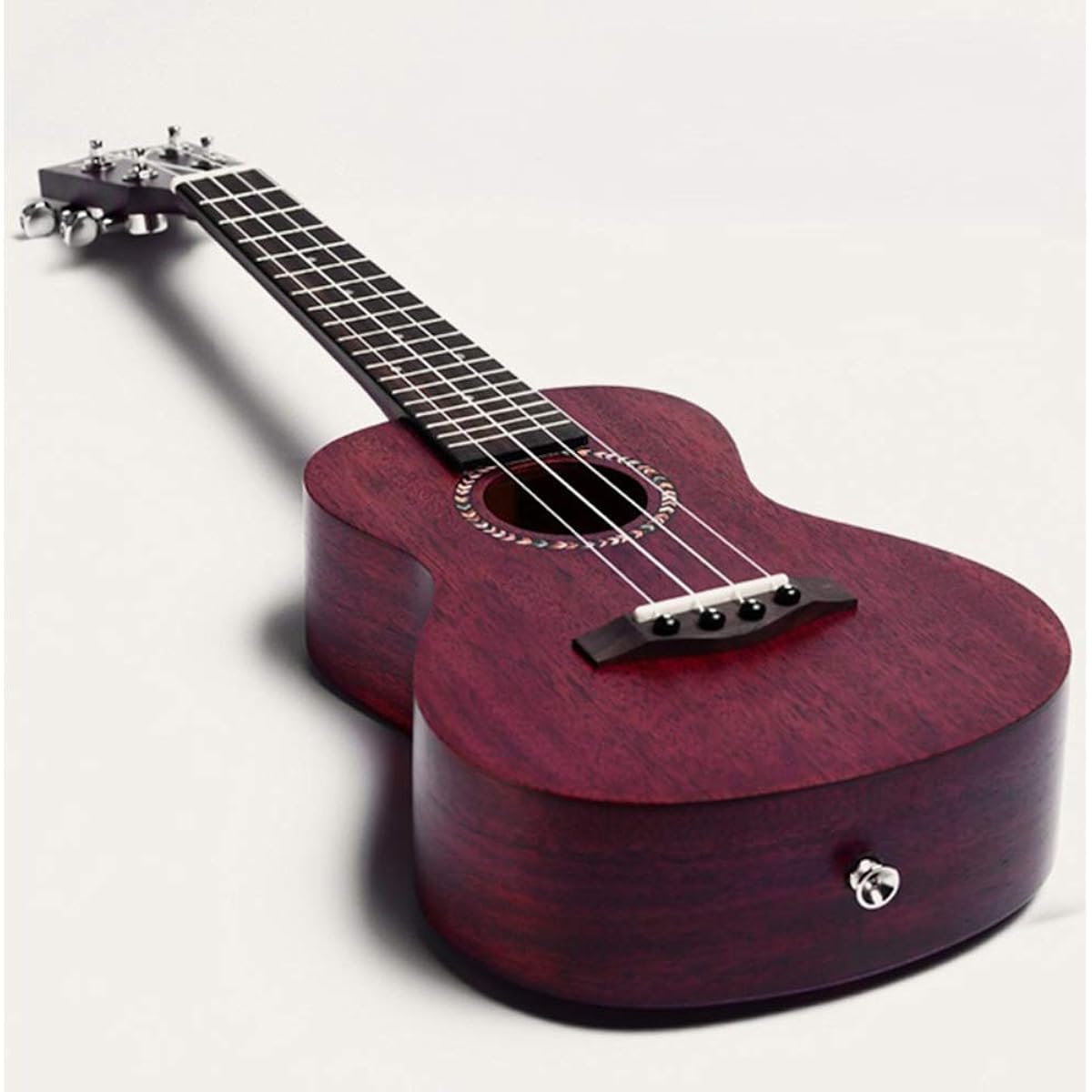 Ukulele Hawaii Guitar Instrument Gift Perfect for Kids and Beginners Easy to Carry Anywhere (Color: Red, Size: 23 inches)