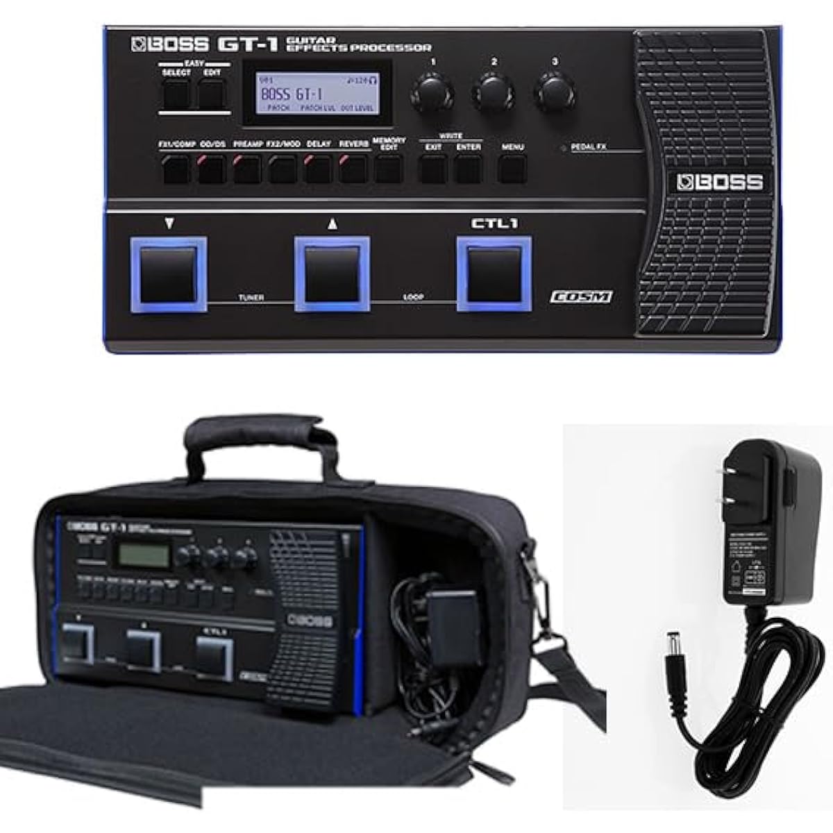 [MHF Set] (2 major bonus set) Genuine case/adapter set Boss GT-1_CB-GT1_PGA-100Op3_set