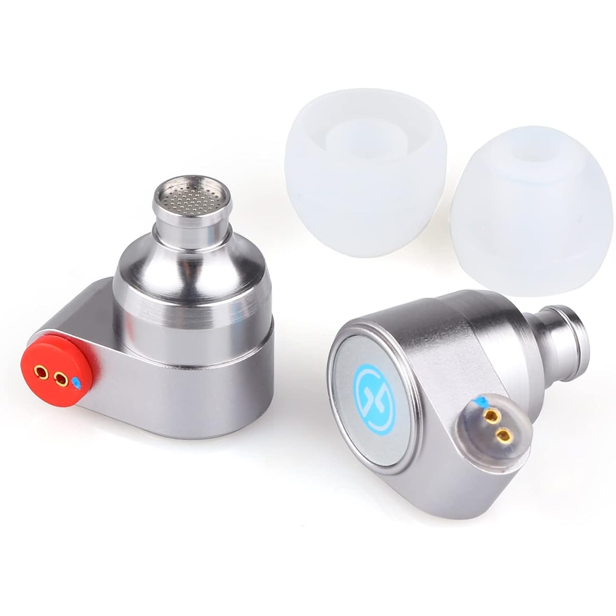 Linsoul 2022 Upgraded TIN HiFi T2 DLC 2DD 10mm Dynamic Driver In-Ear Monitor Earphones with Detachable 0.78mm 2-Pin 5N 8-Core Silver Plated Cable for Audiophiles/DJs/Musicians, Aluminum Cavity