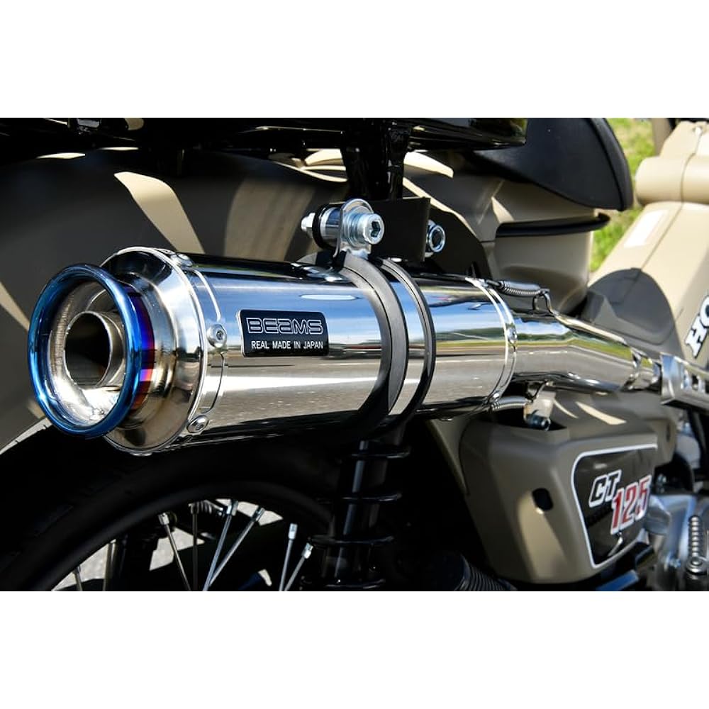BEAMS Motorcycle R-EVO TYPE C Stainless Steel-SP Government Certification CT125 Hunter Cub 2BJ-JA55 G198-56-008