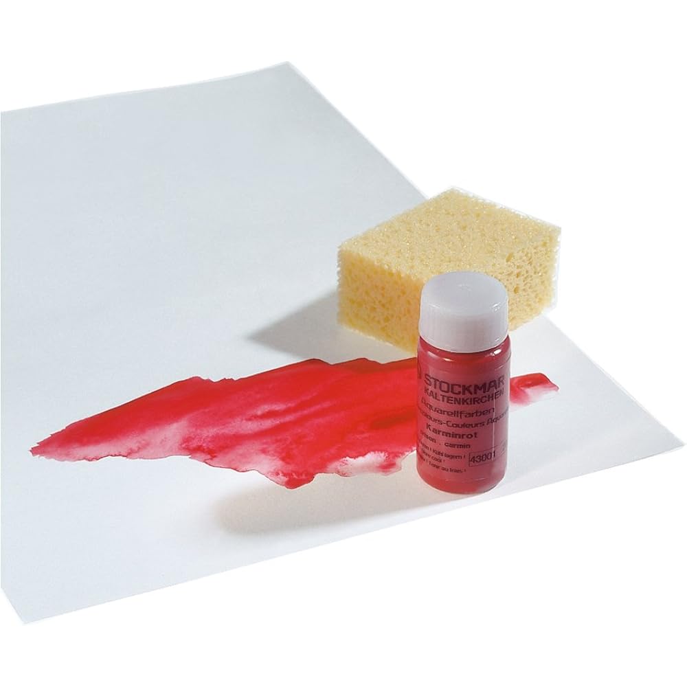 STOCKMAR Art supplies, paints, watercolors, transparent paints, drawing set, 12 bottles, 20mL