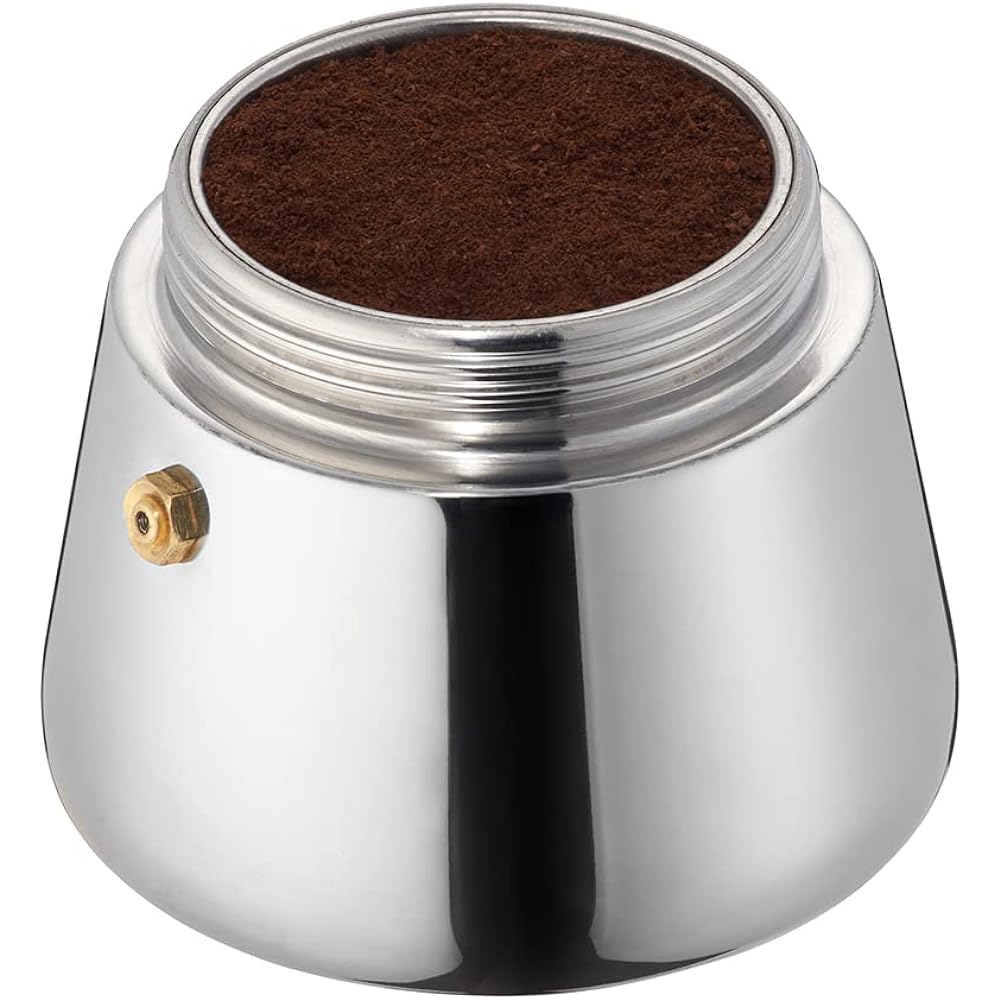 LOGOS Visible! Espresso Maker 300 81210312 Silver (approx.) Width 20.5 x Depth 10 x Height 18cm