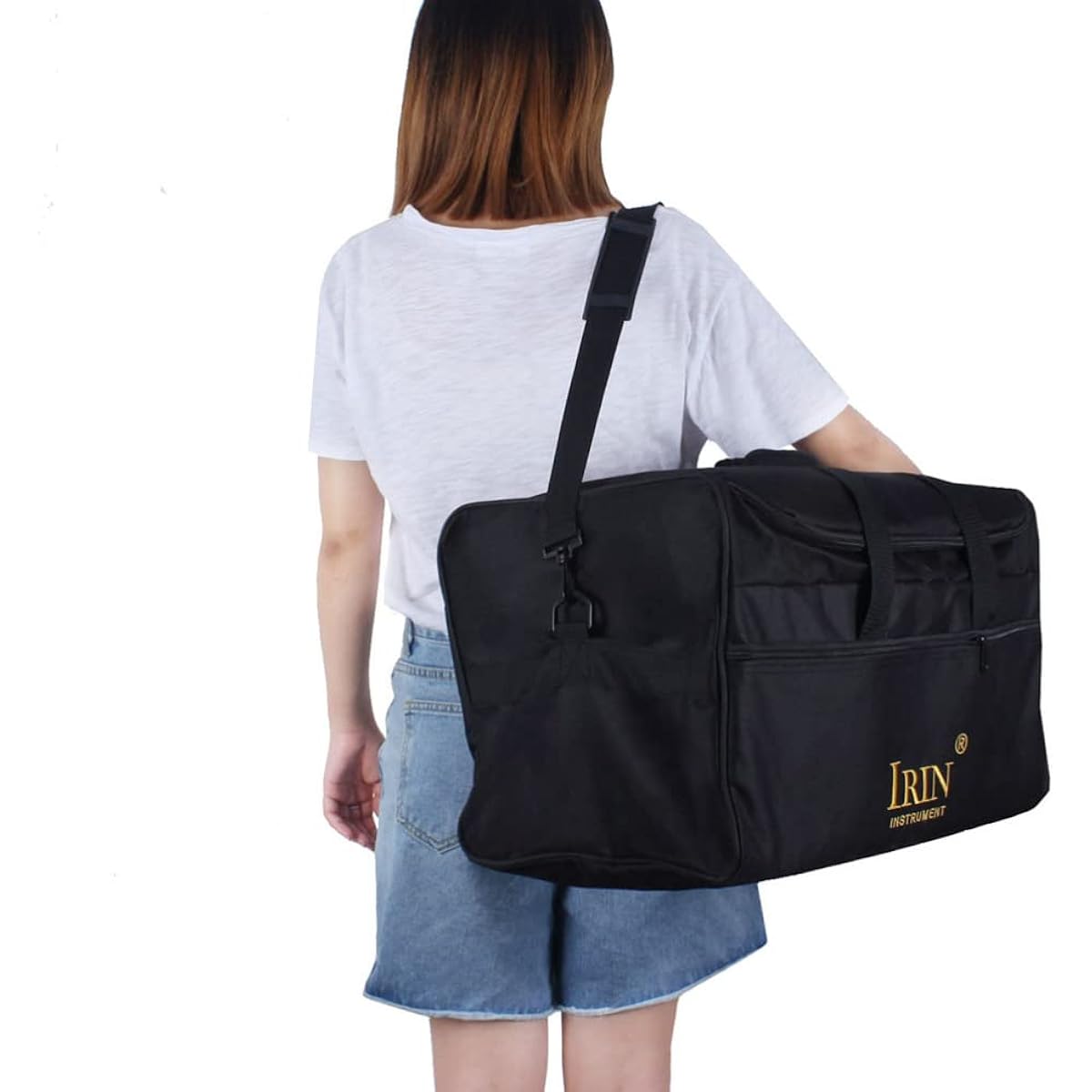 Vaguelly Padded Cajon Bag Bongo Drum Bag Cajon Box Drum Bag with Carry Grip & Shoulder Strap Oxford Cloth Cajon Storage Bag