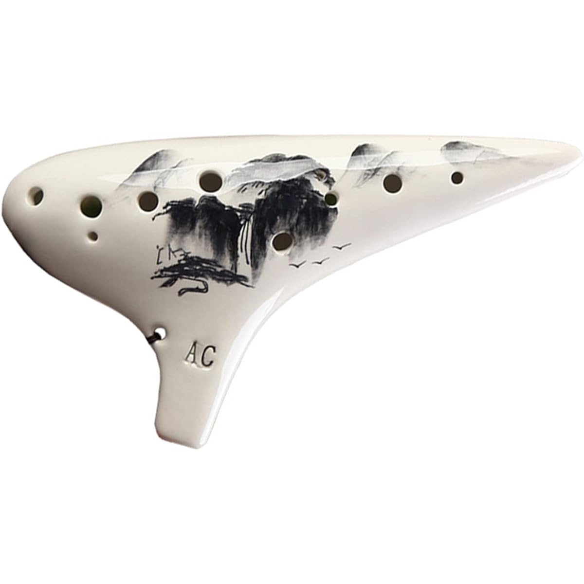 Professional 12 Holes Alto C Tune Adult Beginner Ocarina Musical Instrument Hand-painted Student Ceramic Ocarina Ocarina Instrument (3)
