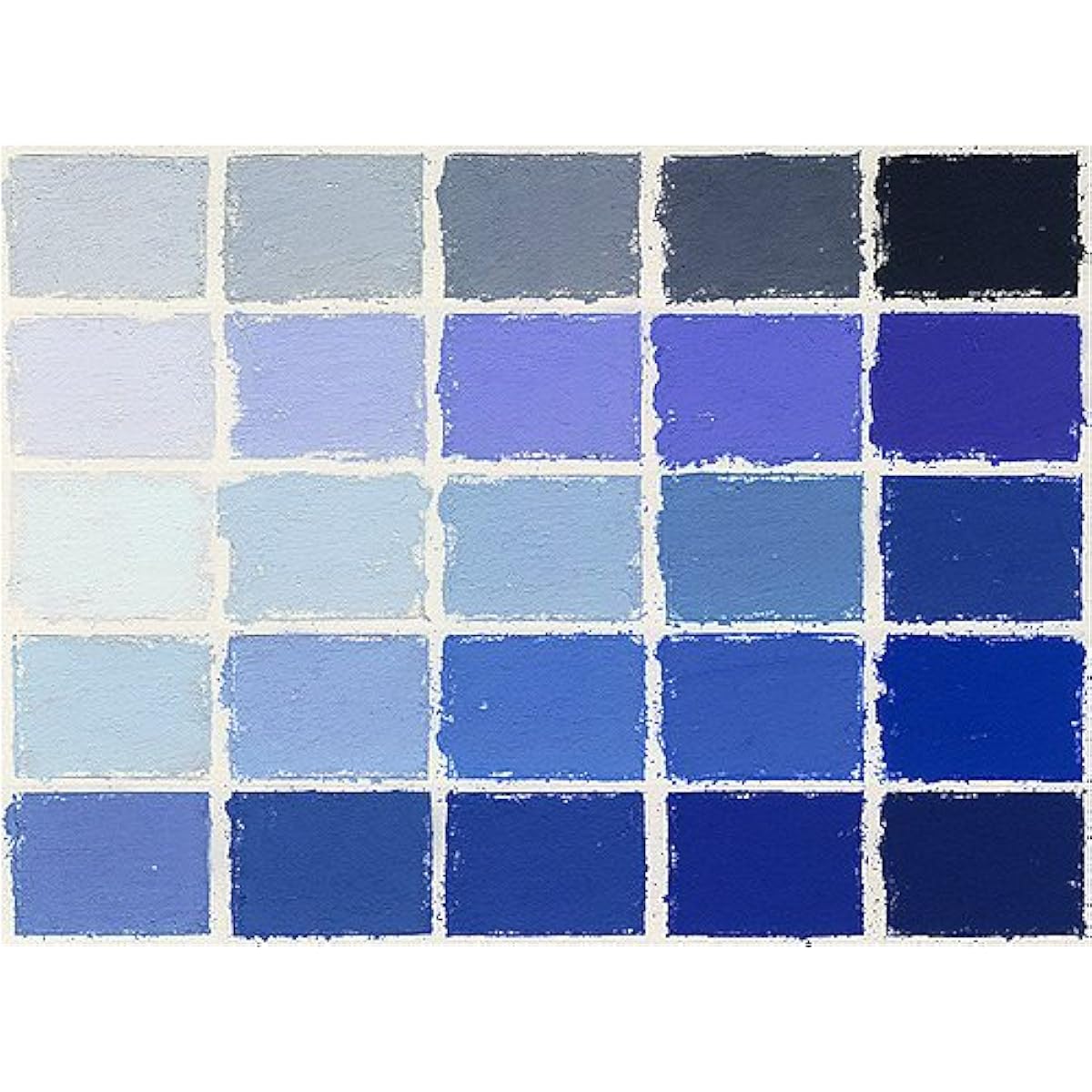 Mt. Vision Handmade Pastels - Set of 25 Blue Shades