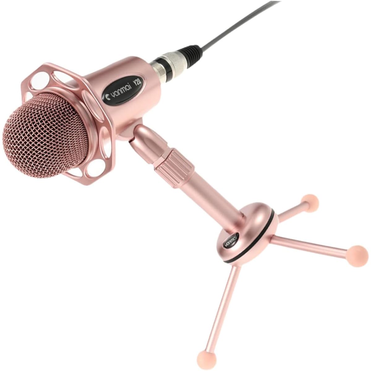 Vaguelly 3-Piece Gaming Microphone Universal Condenser Microphone Microphone Stand Kit Dynamic Microphone Kit USB Podcast Microphone Chat Host Microphone Desktop