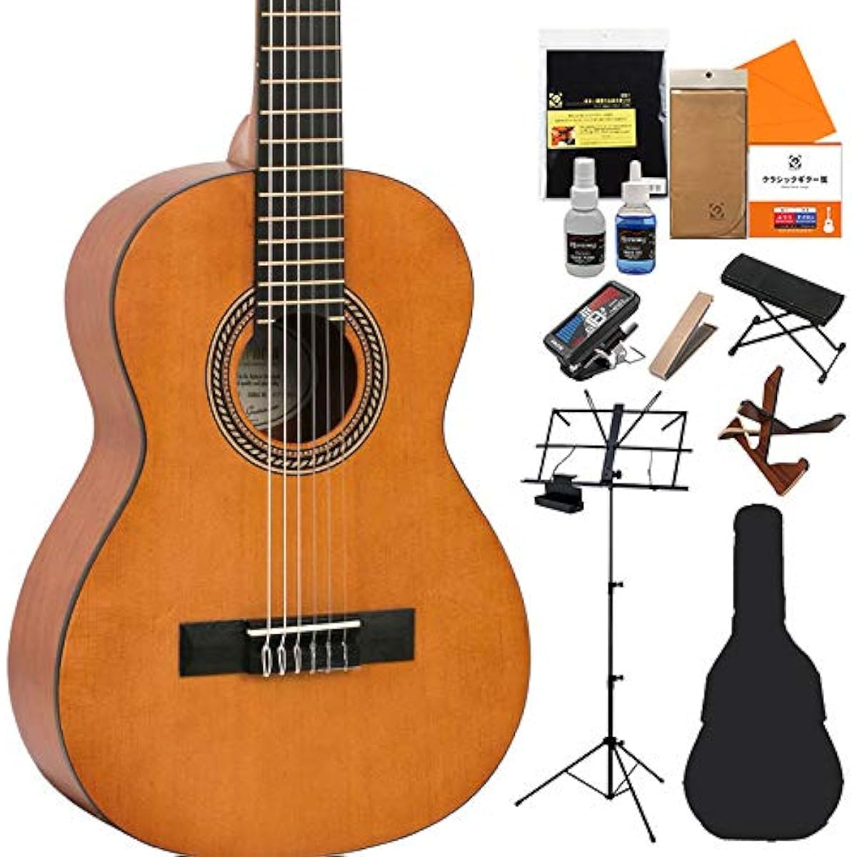 Valencia VC202 1/2 Classical Guitar Beginner 14-piece Set 1/2 Size 530mm Scale Valencia