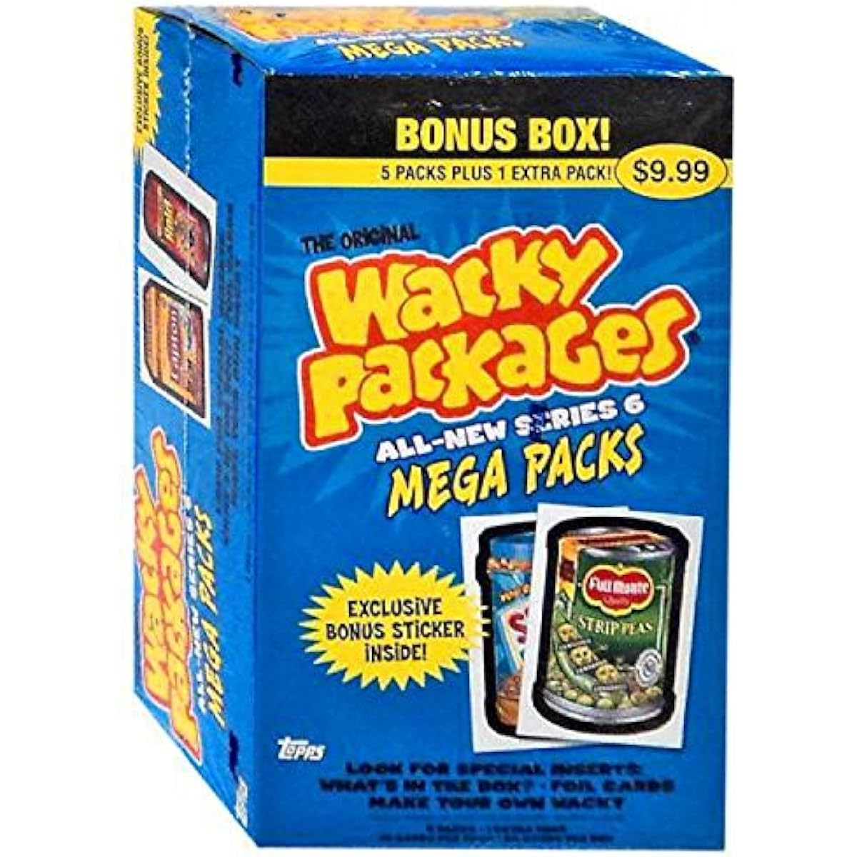 Wacky Packages Stickers Bonus Box Series 6 by Topps [Parallel Import]