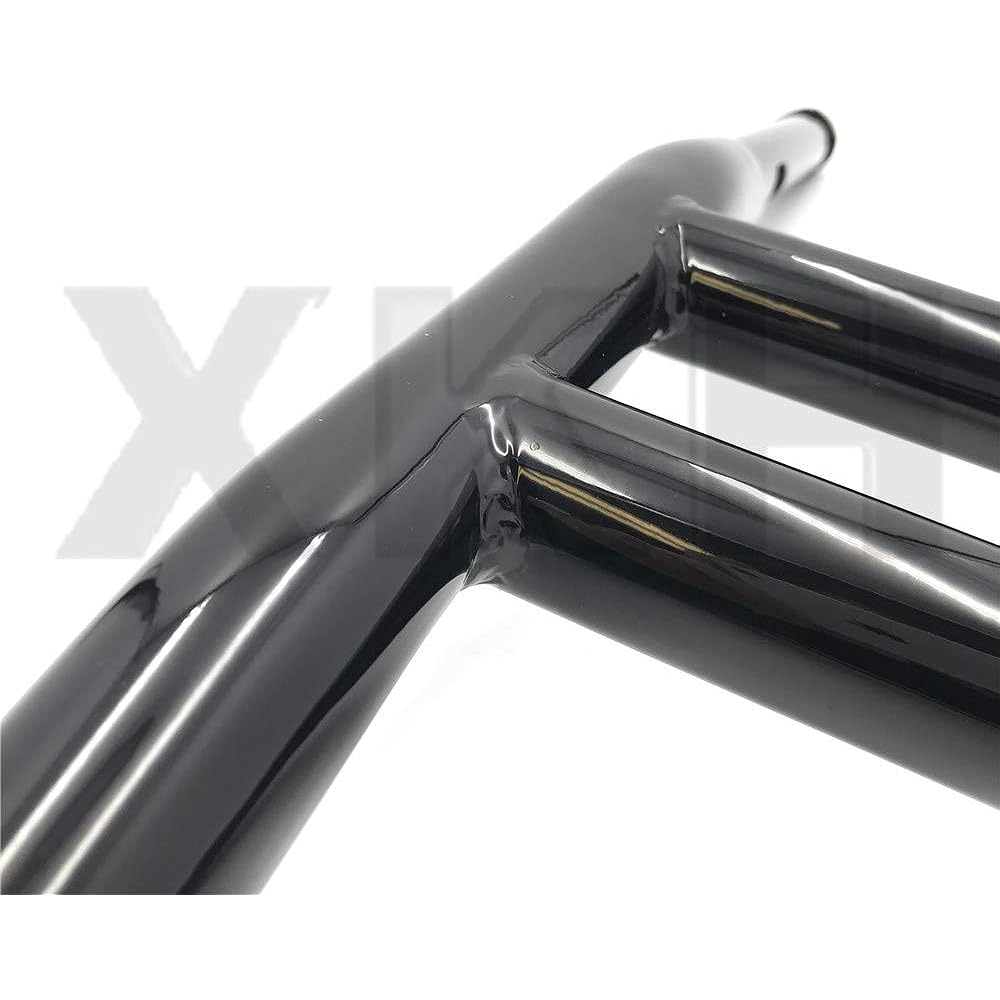 XKH - Black 16" Rise T Bar Handlebar Drag Bar Harley FLST FXST Sportster XL Dyna [B07LCY25H2]