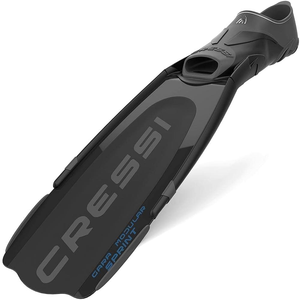 Scuba Diving Snorkeling Freediving – Gara Modular Interchangeable Blade System – Adjustable Full Foot Pocket – Gara Sprint: Made in Italy by Cressi