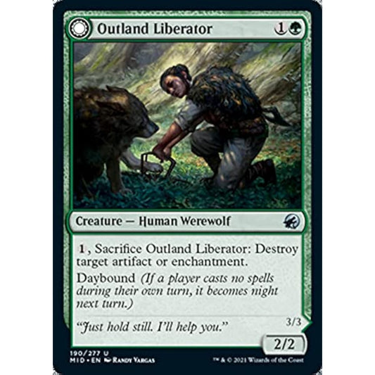 Magic: The Gathering - Outland Liberator // Frenzied Trapbreaker (190) - Innistrad: Midnight Hunt