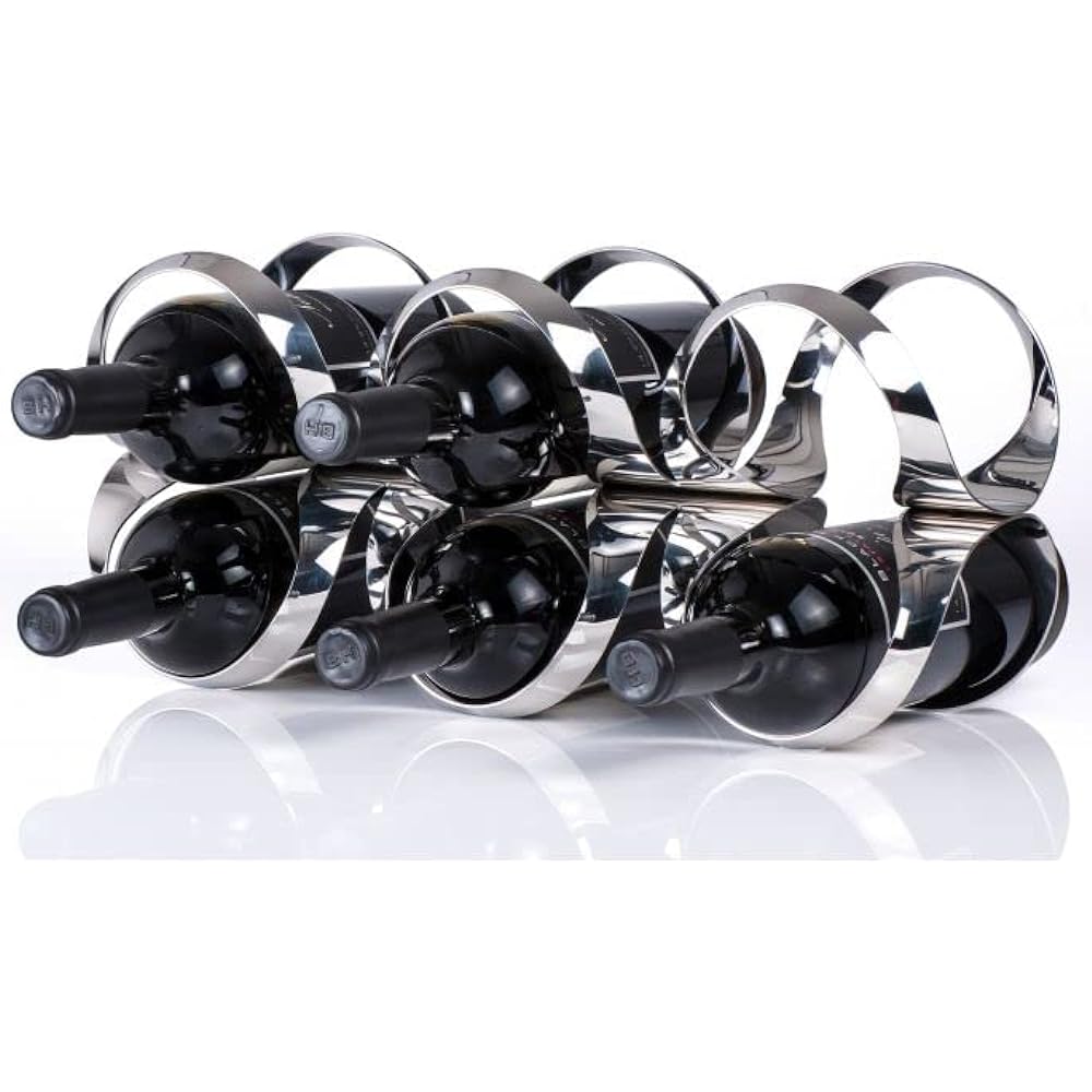 ALESSI Bottle Rack UN02 B Black