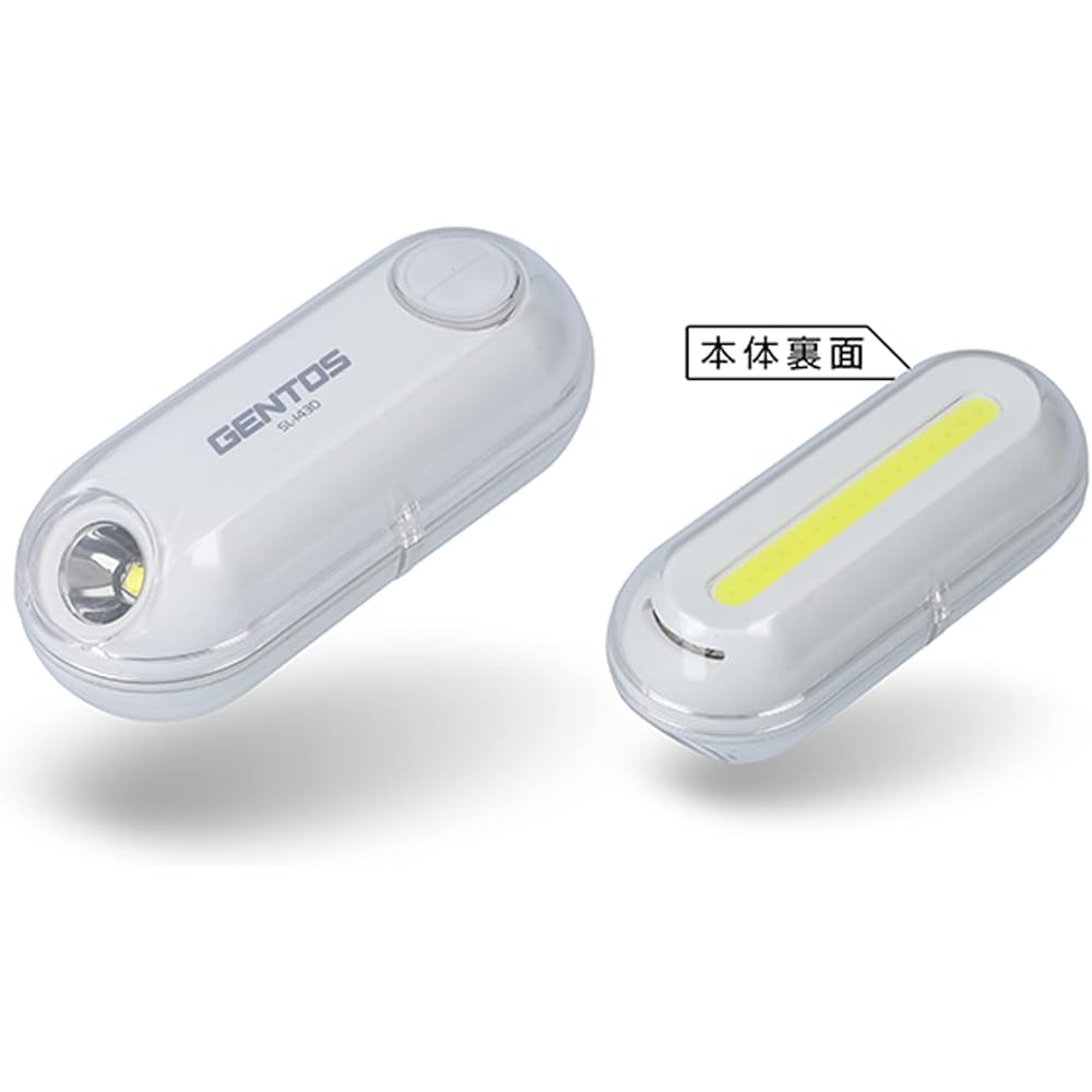 GENTOS Bicycle Light LED Bike Light AAA Battery Powered 170 Lumens Waterproof SL-143D Road Bike White