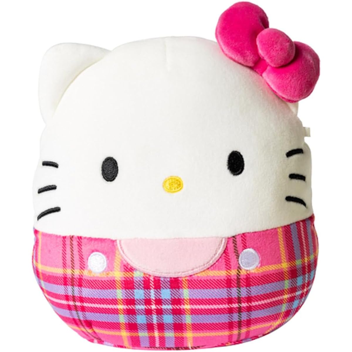 Squishmallow 6.5 inch Hello Kitty Plaid