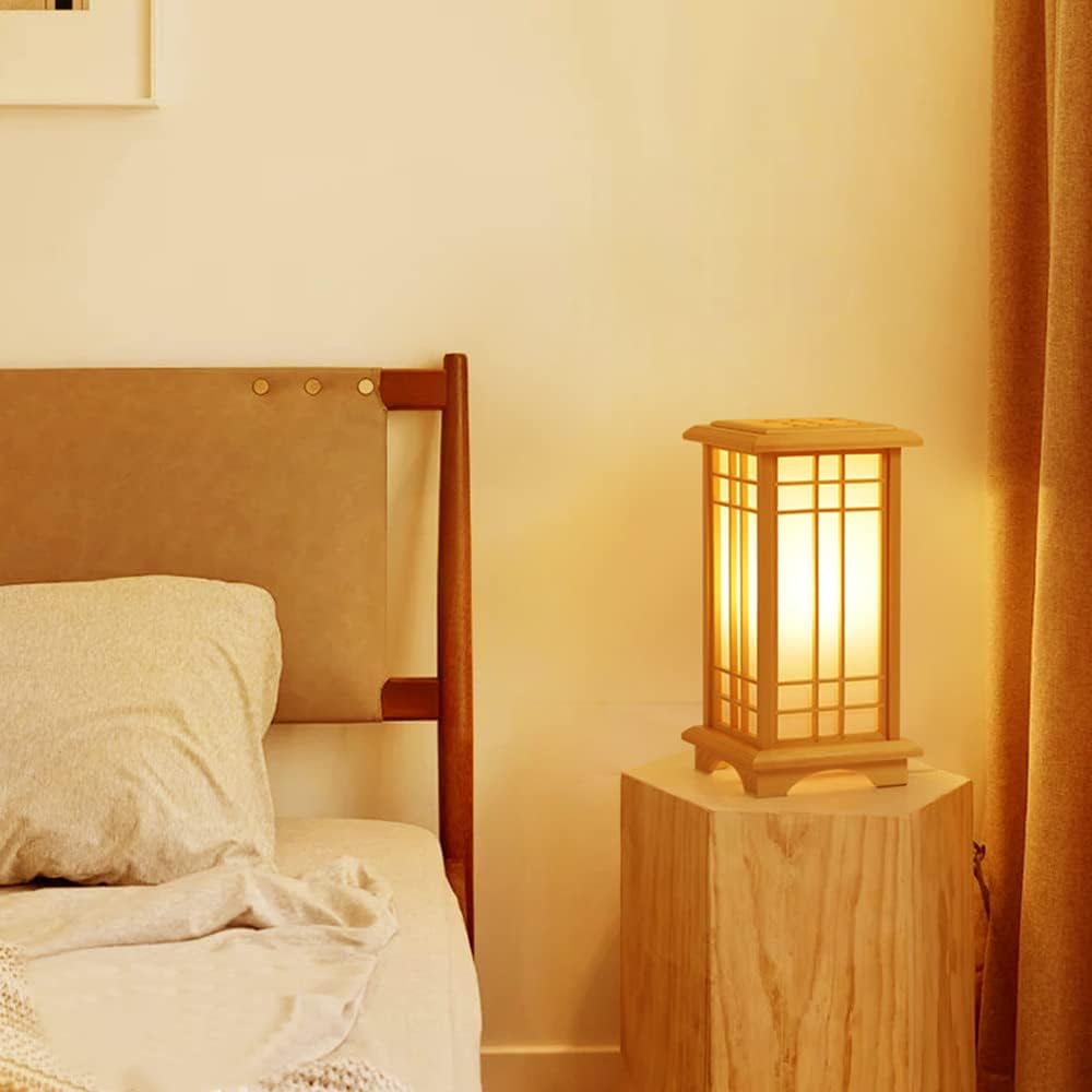 Indirect Lighting, Floor Light, Stylish Lighting, Garden Light, LED Lighting Fixture, Garden Lighting, Lamp, Wooden, Japanese Style Lamp, Freestanding Type, Japanese Modern (Height 45cm)