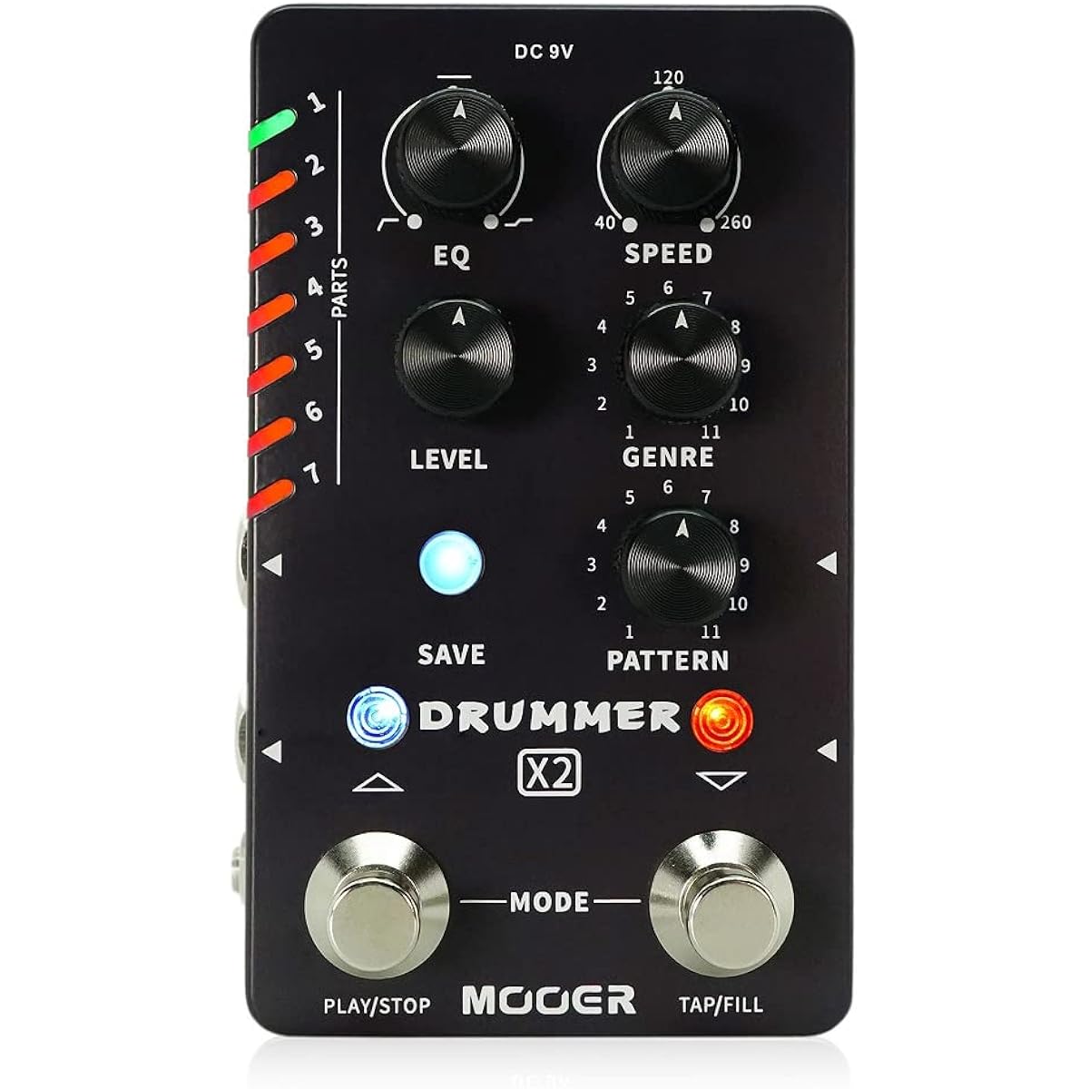 Mooer/DRUMMER X2 drum machine pedal Mooer