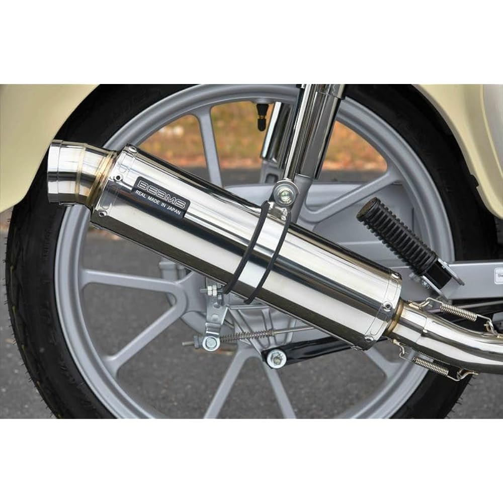 BEAMS Motorcycle R-EVO Stainless Silencer Down Type Government Certification Super Cub 110 8BJ-JA59 G1006-53-108