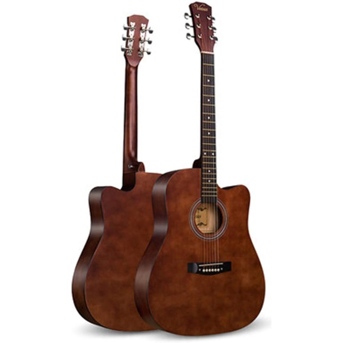 Beginner Practice Guitar Musical Beginner Male and Female Beginner Student Adult Practice Wooden Guitar Beginner Elementary School Student Adult Guitar Beginner (Color: Natural, Size: 41 inches)