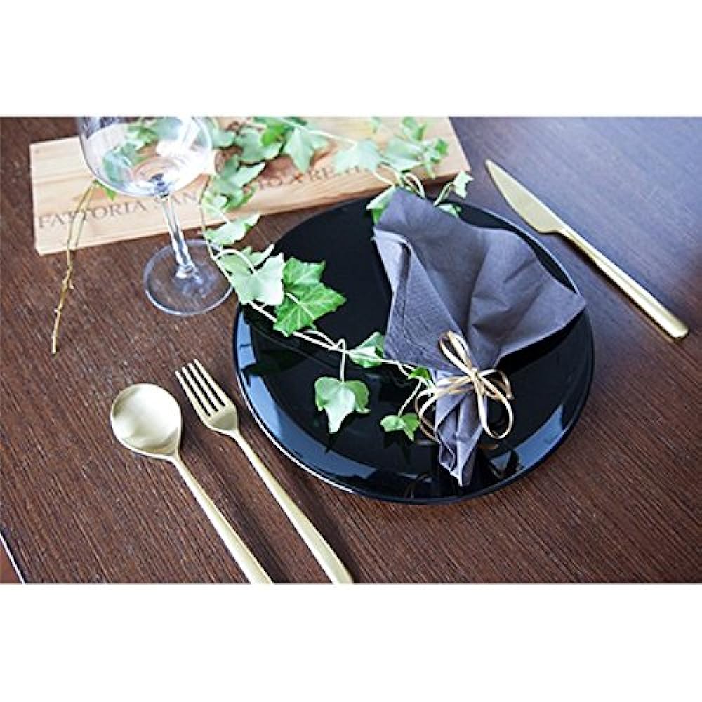 MEPRA Luxury Titanium Finish/Cutlery Set (Oronero) / Made in Italy