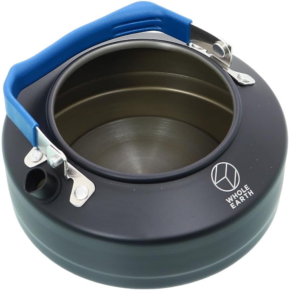 Whole Earth Nomad Kettle 0.8 BK WE23DJ67 Cookware Kettle 800ml Kitchen Camp *Limited to one item per person (Black/FF/Men's, Lady's, Jr)