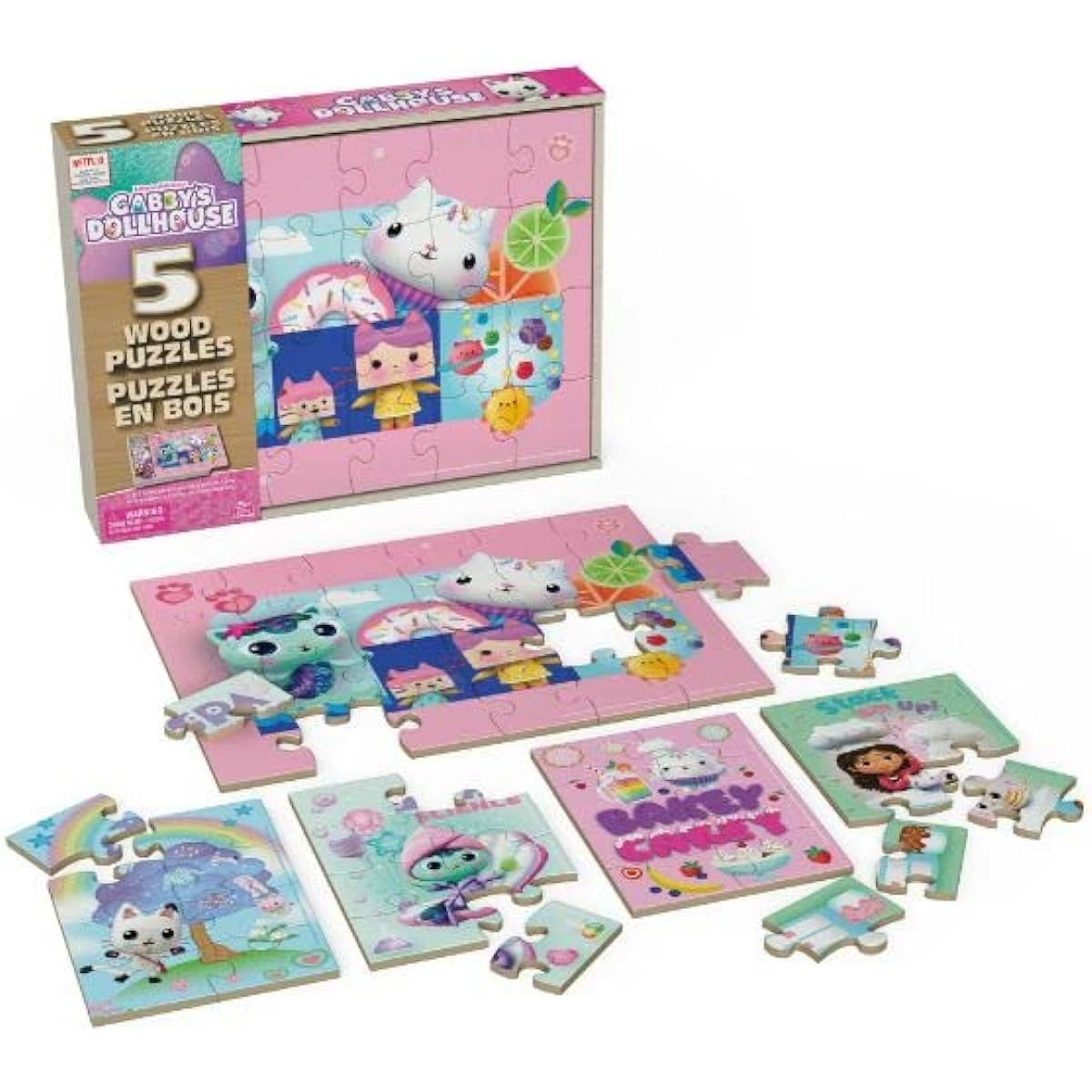 Gabby's Dollhouse Wooden Puzzle