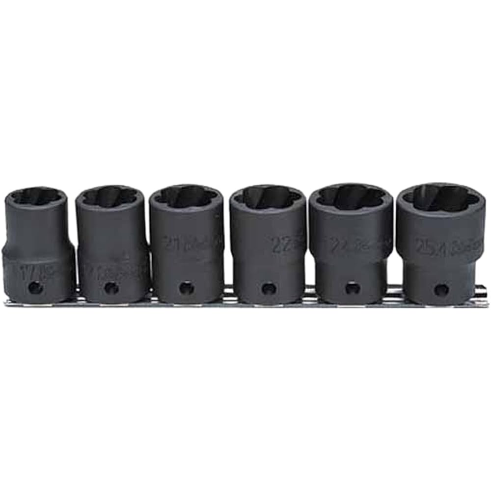Yamashita Industrial Research Institute Koken 3/8 (9.5mm) SQ. Nut twister rail set 8 pieces RS3127/8