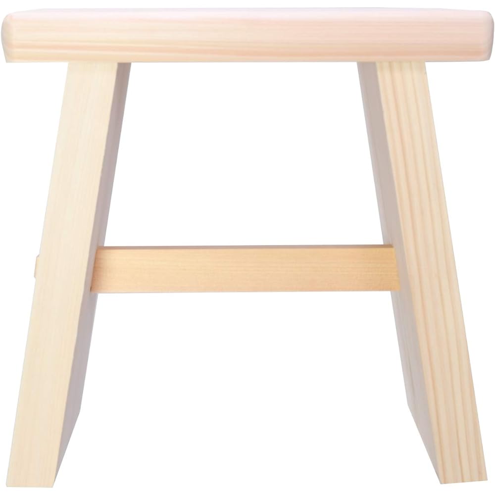 Umezawa Bath Chair 30cm Wooden Cypress Handmade Water Resistant Durable Stylish Simple Hot Spring Half Body Bath Miscellaneous Accessories Made in Japan 194138