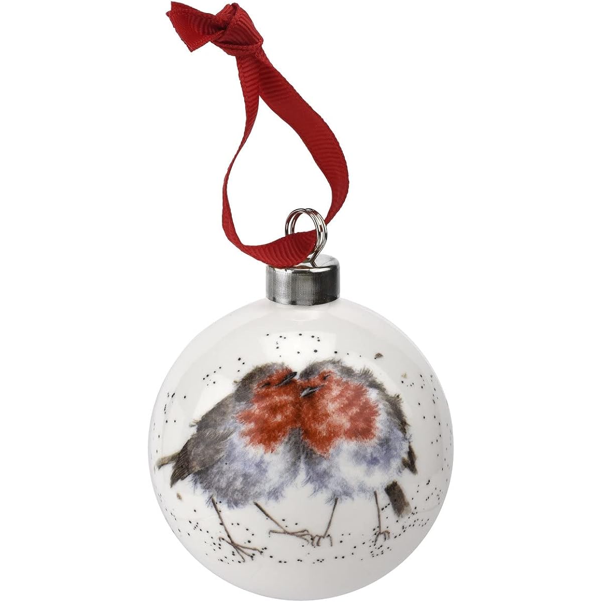 Royal Worcester Wrendale Designs Robin Bauble
