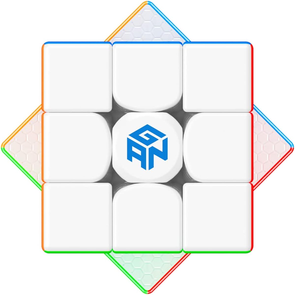 GAN 11M Duo3x3 Magnetic Speed Competition Gun Cube Stickerless Matte Frost (Primary Color Inside)