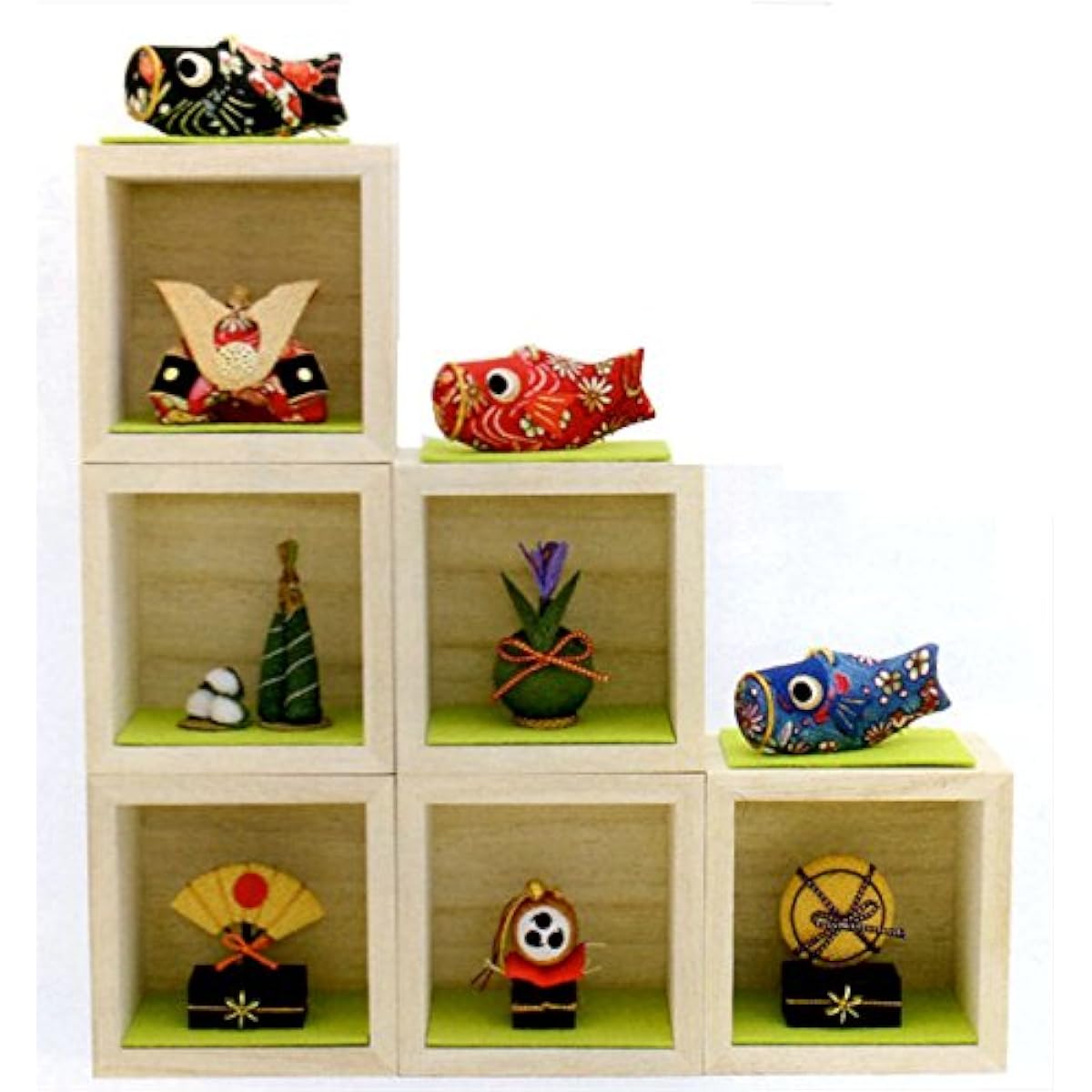 "Box decoration set" Boys' Festival decorations and helmet decorations