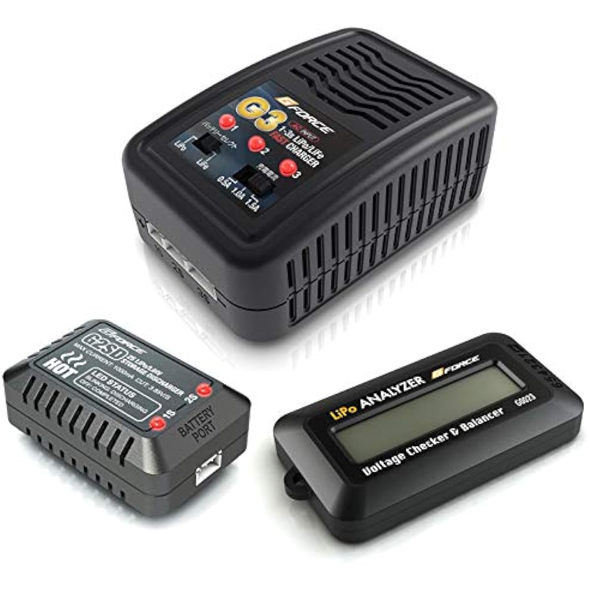 G FORCE G-Force LiPo Electric Gun LiPo Battery Charger Discharger Balancer & Checker Set