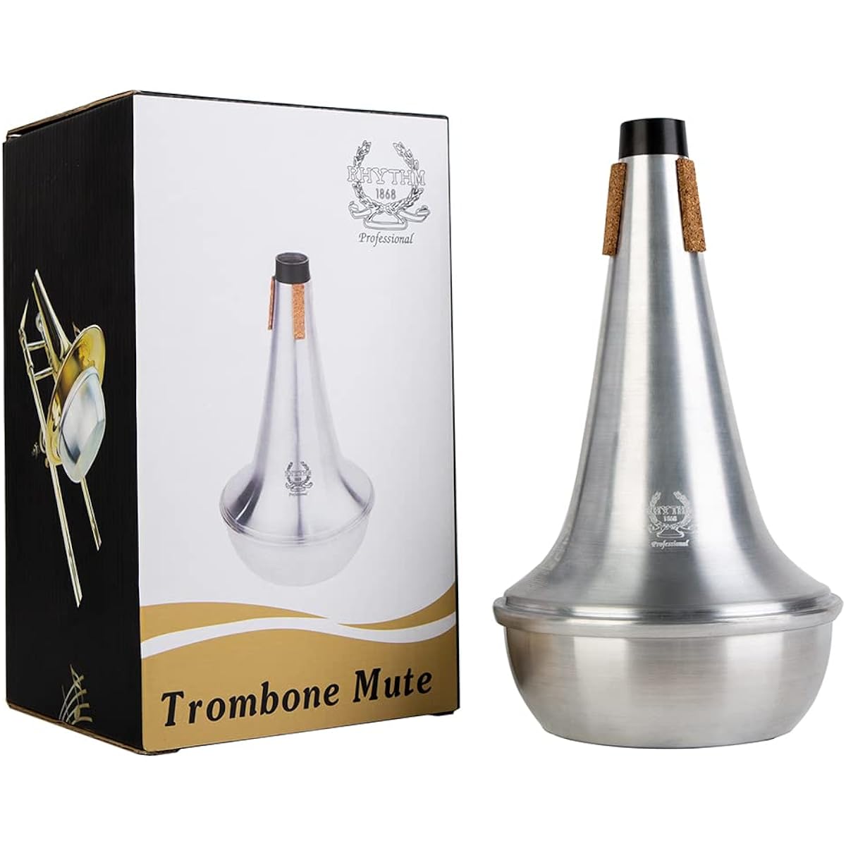 Rhythm Trombone Mute Trombone Mute Silencer Lightweight Aluminum Trombone Practice Mute