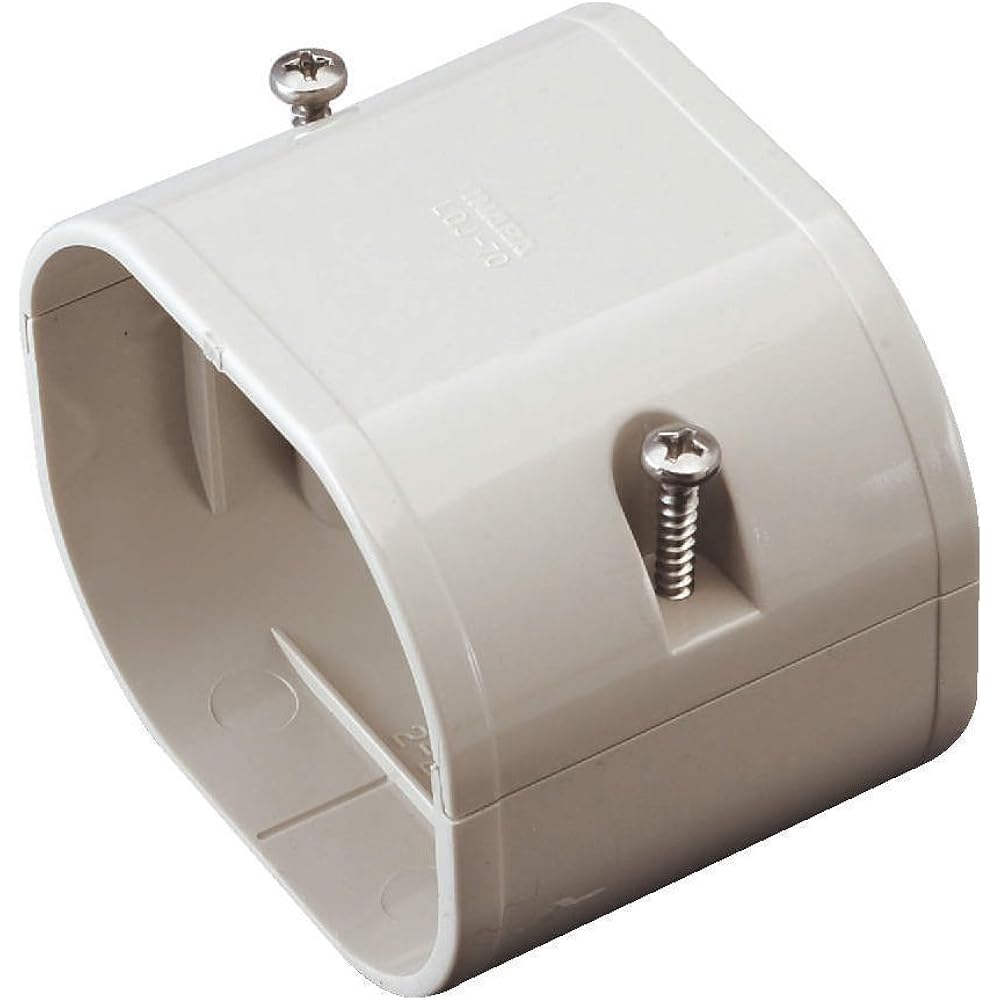 Inaba Denko Plumbing Decorative Cover Joint Straight Joint Ivory 40 Pieces LDJ-70-I (40)