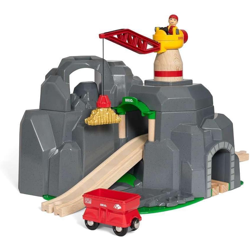 BRIO Crane & Mountain Tunnel 33889