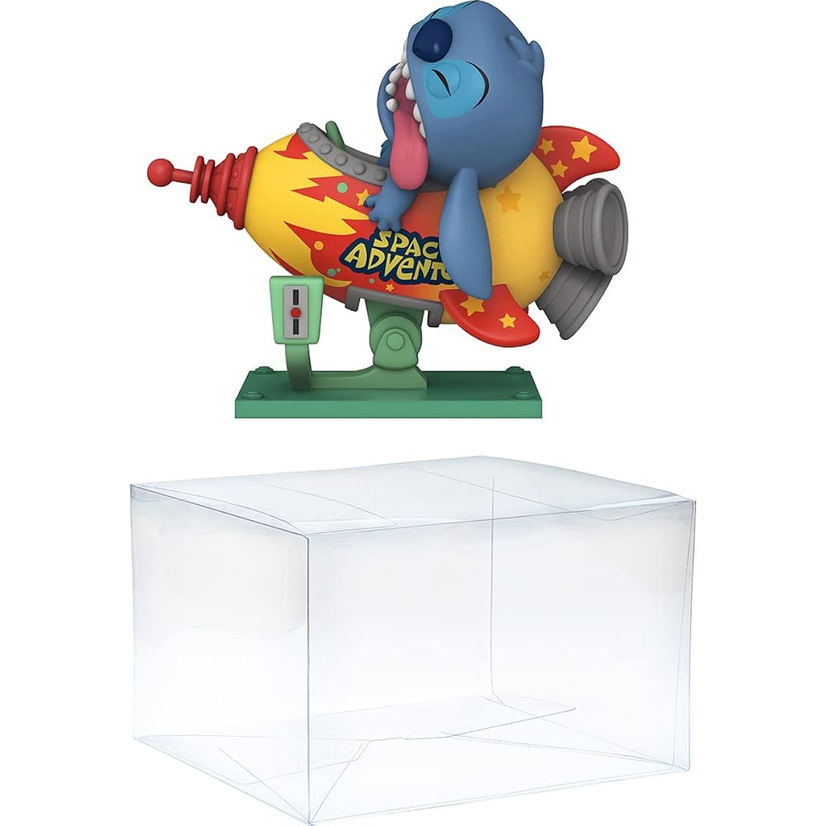 Stick in Rocket: P o p !Rides Vinyl Figure Bundle with 1 Compatible Protector (55620 - B)