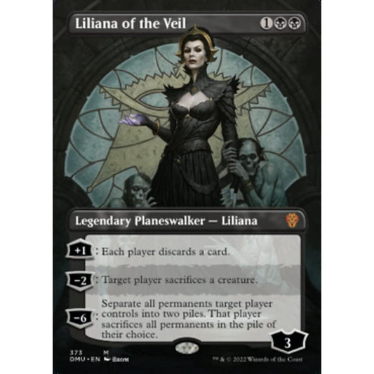 Magic: The Gathering - Liliana of the Veil (373) - Borderless - Dominaria United