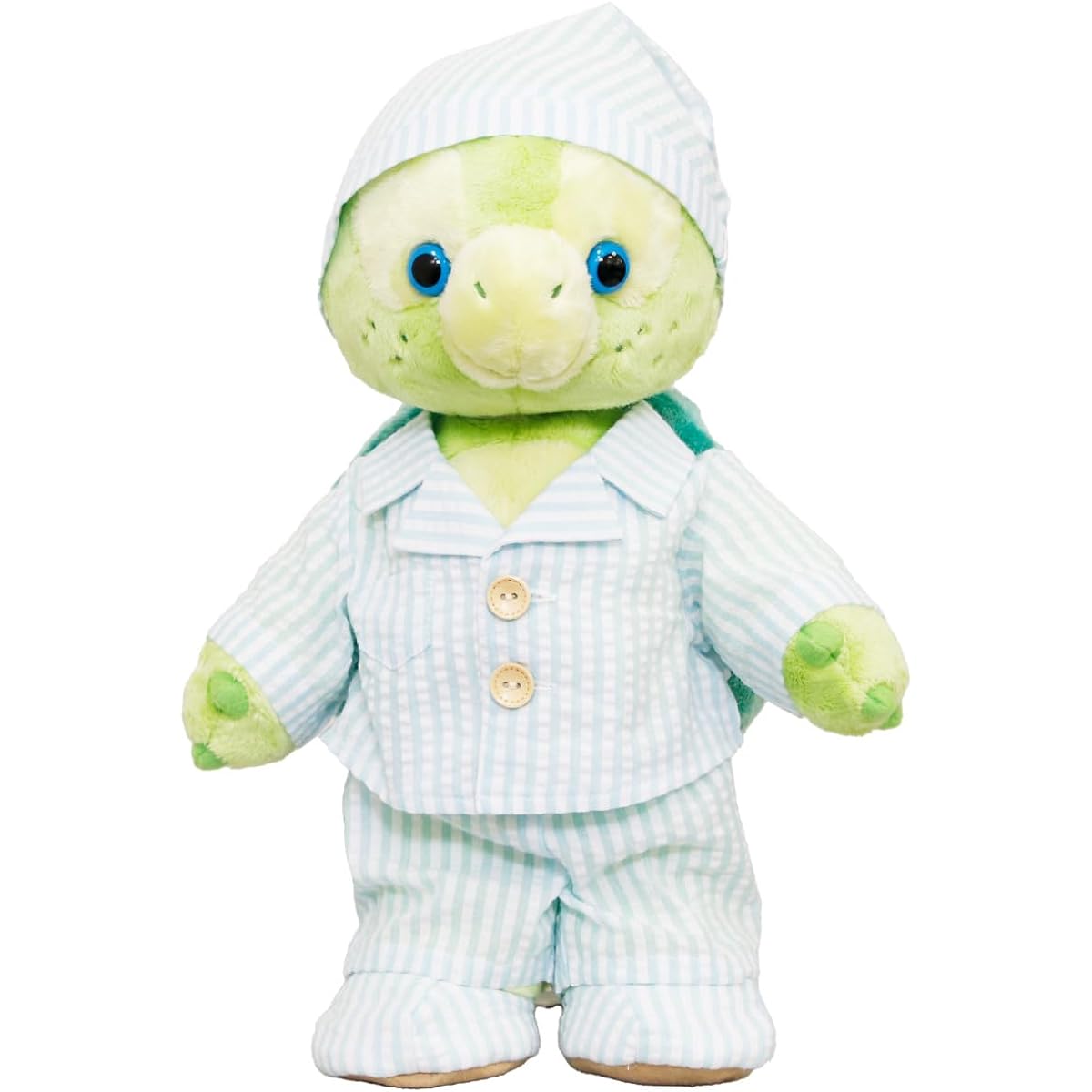 Pajamas costume for Ormel plush toy S size (plush sold separately) [original, handmade] clothes, striped, green, original design, Duffy goods
