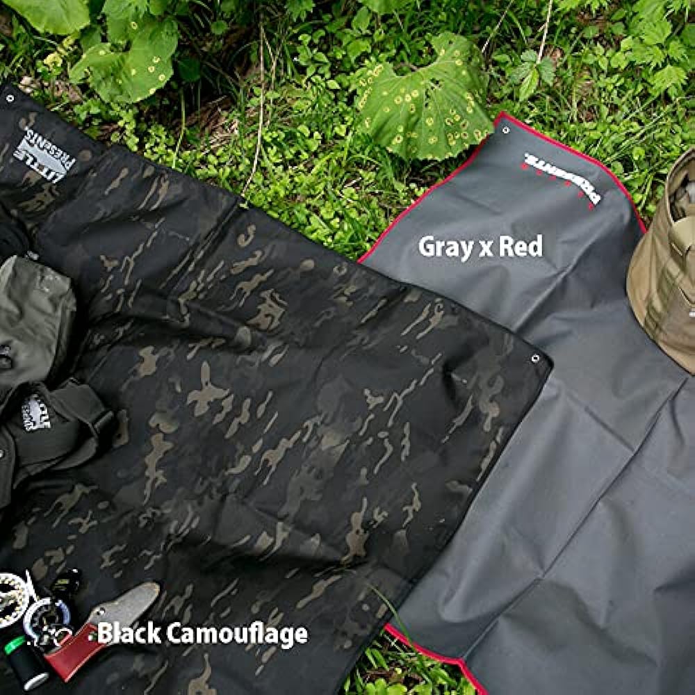 LITTLE PRESENTS Waterproof Luggage Sheet AC101 Gray x Red