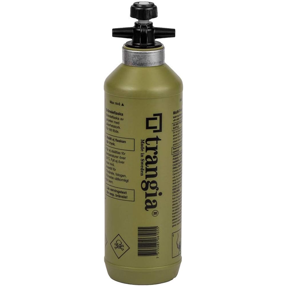 trangia Fuel Bottle 0.5L Olive & Alcohol Burner [Genuine Japanese Product] TRB25 [Set Purchase]