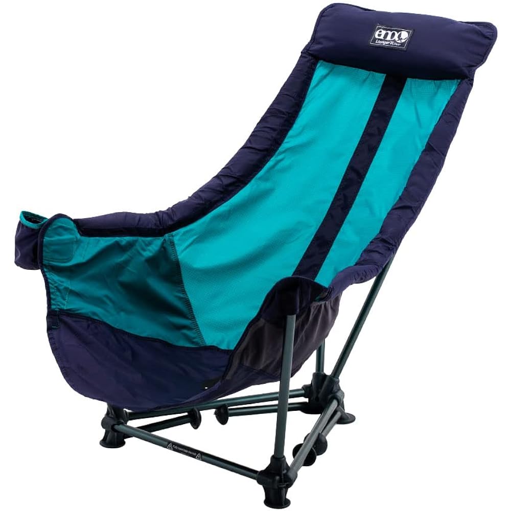 [Ino Eno] ENO Chair Outdoor Chair Lounger DL Chair Lounger LD6575 Navy/Seafoam Camping Equipment Chair Chair Balcony Folding [Parallel Import]