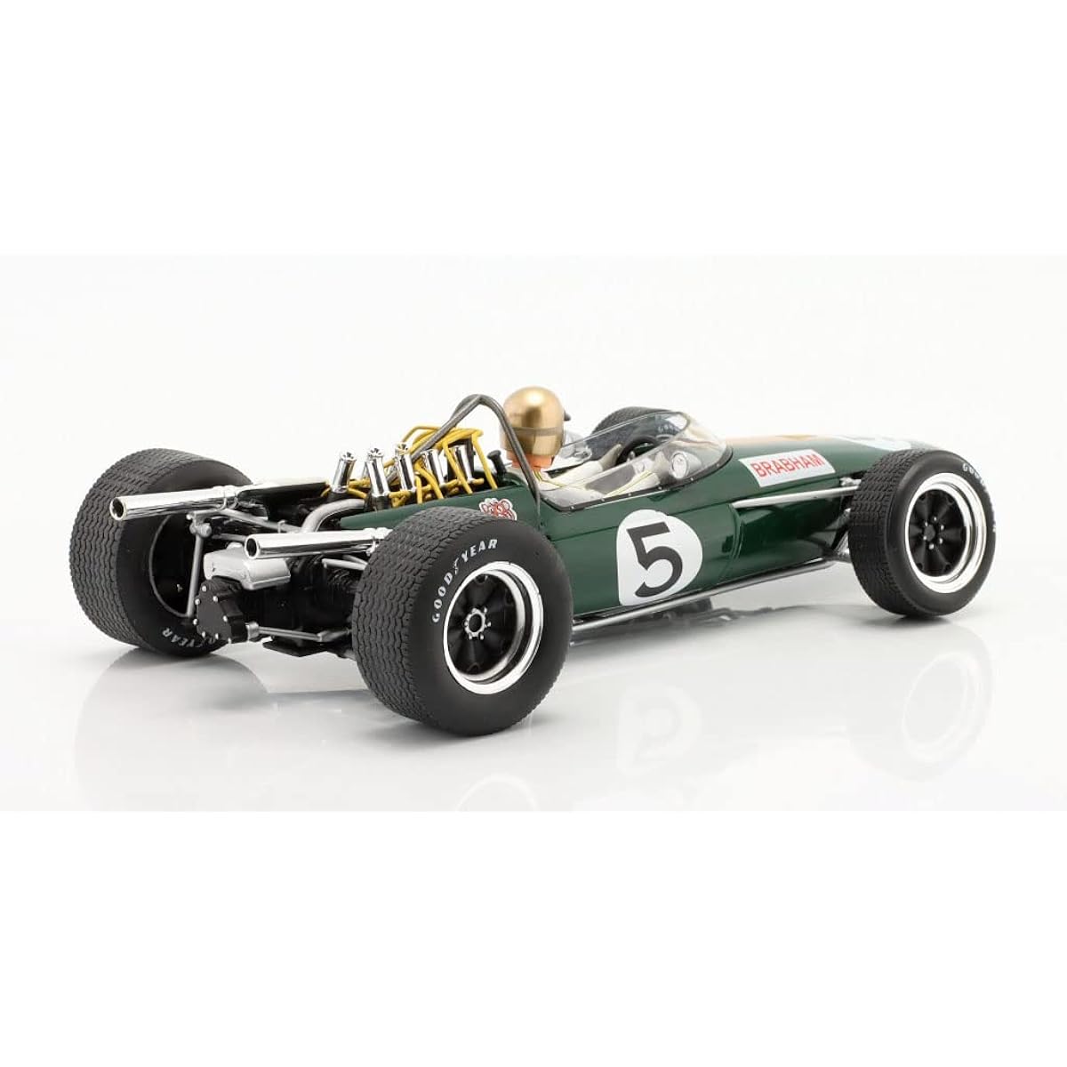 MCG 1/18 Brabham F1 BT20 #5 Jack Brabham Mexican GP 1966 Brabham Model Car Group 18608F