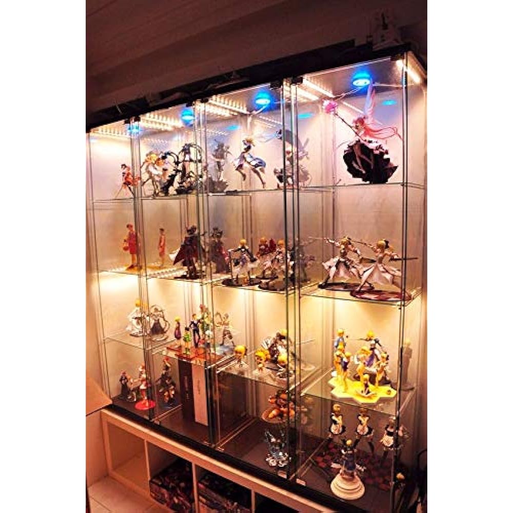 LED Detolf Lighting Stick Light Figure Light Display Light for Display Case Directly Mounted Under Shelf LED Light Set of 6 - Warm White