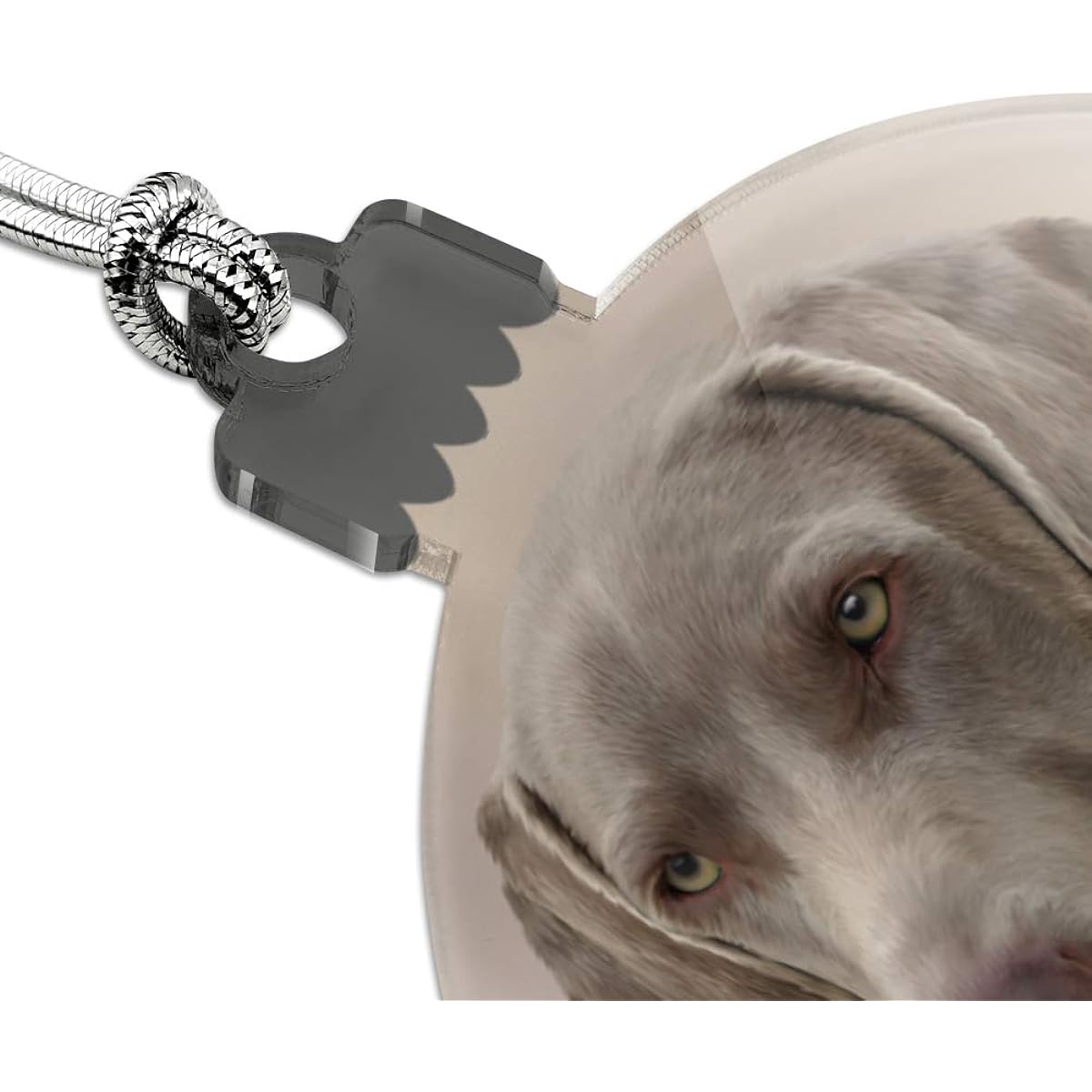 Weimaraner Dog Breed Acrylic Christmas Tree Holiday Ornament