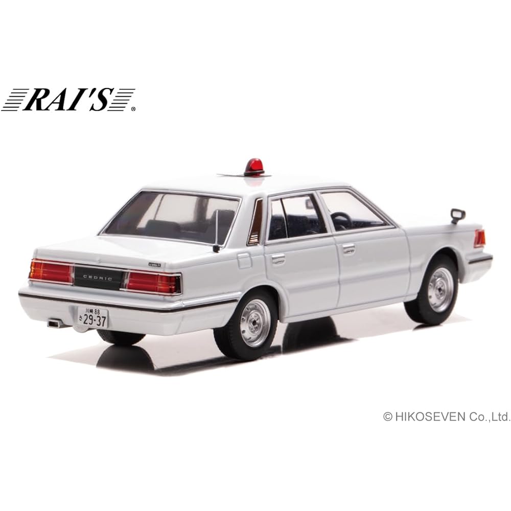 Hiko seven RAI'S 1/43 Nissan Cedric (YPY30 modified) 1985 Kanagawa Prefectural Police Expressway Traffic Police Corps vehicle (masked white) Completed product